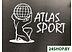Батут Atlas Sport 404 см - 13ft Basic (с лестницей, внешняя сетка, сливовый)