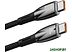 Кабель Baseus Glimmer Series Fast Charging Data Cable USB Type-C - Type-C 100W CADH000801 (2 м, черн