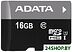 Карта памяти A-Data Premier microSDHC UHS-I U1 16 Gb (AUSDH16GUICL10-RA1)