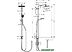 Душевая система Crometta S Showerpipe 240 1jet EcoSmart (27270000)