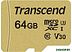 Карта памяти Transcend microSDHC 500S 64GB + адаптер (TS64GUSD500S)