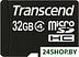 Карта памяти Transcend microSDHC 32 GB с адаптером (TS32GUSDHC4)