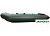 Моторно-гребная лодка Leader Тайга-320 Киль (зеленый)