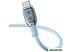 Кабель Baseus Pudding Series USB Type-C - USB Type-C (2 м, голубой)