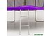 Батут Calviano Inside Master Purple 374 см - 12ft (внутренняя сетка, с лестницей)