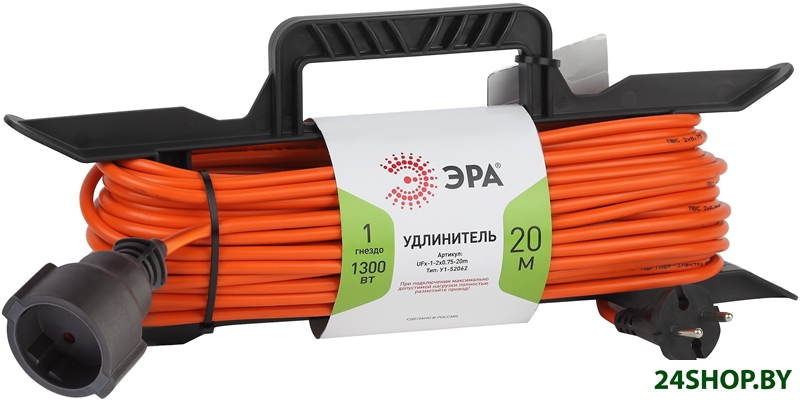 Удлинитель ЭРА UFx-1-2x0.75-20m Б0046821
Удлинитель ЭРА UFx-1-2x0.75-20m Б0046821