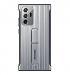 Картинка Чехол SAMSUNG Protective Standing Cover для Galaxy Note 20, silver (EF-RN980CSEGRU)