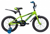 Картинка Детский велосипед NOVATRACK Lumen 18 (зеленый/черный, 2019) (185ALUMEN.GN9)