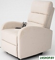 Массажное кресло Calviano 2166 (бежевый велюр)