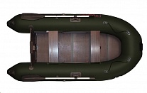 Картинка Моторно-гребная лодка Yugana 2900 СК Light (оливковый)