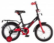 Картинка Детский велосипед NOVATRACK 143STRIKE.BKR20 (чёрный-красный)