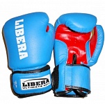 Картинка Перчатки боксе тренировочные LIBERA LIB-704-10 унц. (синие)
