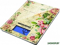 Картинка Кухонные весы Redmond RS-736 (цветы)