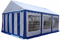 Картинка Тент-шатер Sundays 4х6 м Белый-Синий арт. 46201