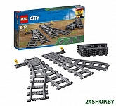 Картинка Конструктор LEGO City Железнодорожные стрелки (60238)