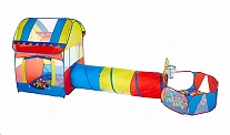 Картинка Детская игровая палатка с туннелем XQH Cool Camp (96099)