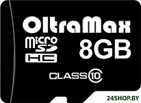 Картинка Карта памяти Oltramax MicroSDHC 8GB Class10