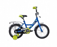 Картинка Детский велосипед NOVATRACK Urban 14 (синий/жёлтый, 2019)