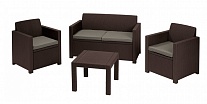 Картинка Комплект мебели KETER Alabama set (коричневый)