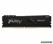 Картинка Оперативная память Kingston FURY Beast 8GB DDR4 PC4-25600 KF432C16BB/8