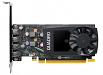 Картинка Видеокарта PNY Nvidia Quadro P1000 4GB GDDR5 VCQP1000V2-BLS
