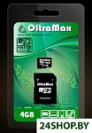 Картинка Карта памяти Oltramax MicroSDHC 4GB Class4 (с адаптером)