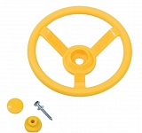 Картинка Руль игровой для детских площадок KBT с гудком (желтый)