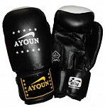 Картинка Перчатки боксерские Ayoun 867-10 унц. (черный)