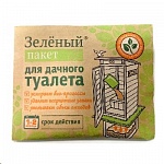 Картинка Зеленый пакет для дачного туалета ДОКТОР РОБИК