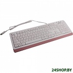 Картинка Клавиатура A4Tech Fstyler FK10 (белый/розовый)