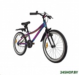 Картинка Детский велосипед Novatrack Katrina V 20 2022 207AKATRINA1V.GVL22 (фиолетовый металлик)