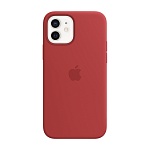 Картинка Чехол Apple MagSafe Silicone Case для iPhone 12/12 Pro (красный)