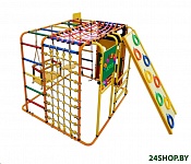 Картинка Детский спортивный комплекс Формула здоровья Кубик У Плюс оранжевый-радуга