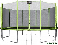 Картинка Батут Alpin 4.90 м с защитной сеткой и лестницей