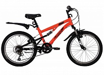 Картинка Детский велосипед Novatrack Titanium New 20 2020 20SS6V.TITANIUM.OR20 (оранжевый)