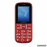 Картинка Кнопочный телефон Maxvi B21ds (красный)