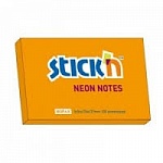 Картинка Блок самоклеящийся бумажный Stickn Hopax 21168 (оранжевый)