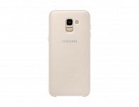 Картинка Чехол Samsung Dual Layer Cover для Samsung Galaxy J6 (золотистый) (EF-PJ600CFEGRU)