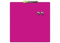 Картинка Магнитно-маркерная доска Nobo Quartet Rexel 360х360 розовая [1903803]