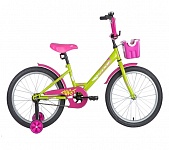 Картинка Детский велосипед Novatrack Twist New 20 201TWIST.GNP20 (зеленый/розовый, 2020)