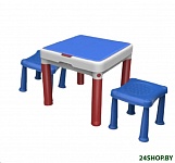 Картинка Игровой стол Keter Construction Play Table 227497 (красный/синий)