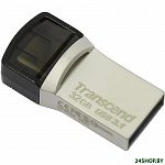 Картинка USB Flash Transcend JetFlash 890S USB3.1 + Type-C 32GB [TS32GJF890S]