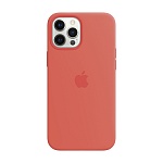Картинка Чехол Apple MagSafe Silicone Case для iPhone 12 Pro Max (розовый цитрус)