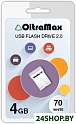 USB Flash Oltramax 70 4GB (белый)