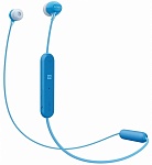 Картинка Наушники с микрофоном SONY WI-C300 (синий)
