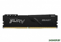 Картинка Оперативная память Kingston FURY Beast 32GB DDR4 PC4-28800 KF436C18BB/32