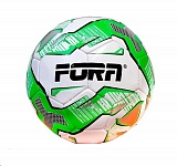 Картинка Мяч Fora FS-1001B (5 размер, зеленый/белый/оранжевый)