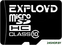 Картинка Карта памяти Exployd microSDHC Class 10 16GB