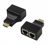 Картинка Удлинитель HDMI Extender (HDMI 19M-> 2xRJ45 -> HDMI 19M)
