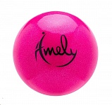 Картинка Мяч Amely AGB-203 19 см (розовый)